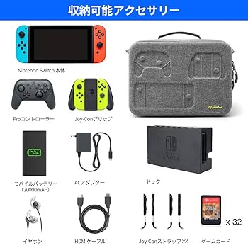 Amazon.co.jp: Nintendo Switch 収納ケース、tomtoc